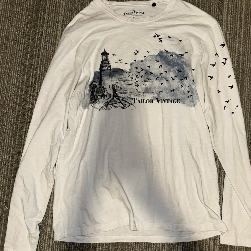 Men’s White Longsleeve